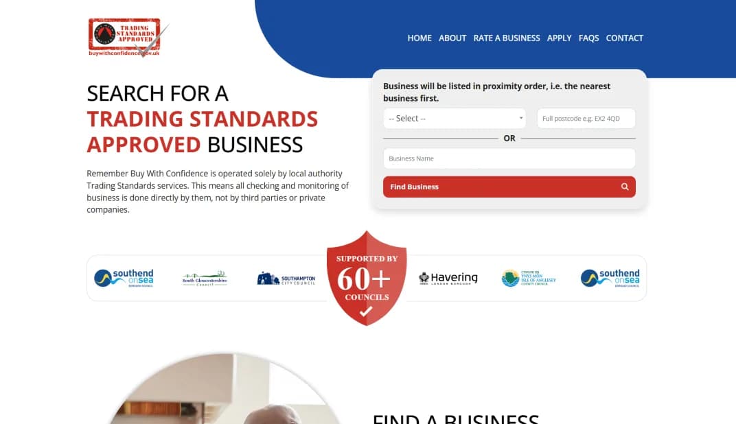Buy with Confidence website